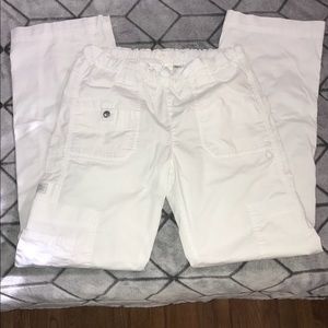 Dickies White Scrub Pants Size Small Tall